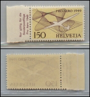 2692 SVIZZERA - 1949 - Posta Aerea - 1,50 Franchi Pro Aereo (Unif.A44) - Bordo Di Foglio -  Gomma Integra (63) - Autres & Non Classés