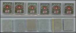 2700 SVIZZERA - 1911/1912 - Francobolli In Franchigia (Unif.2/7) - Serie Completa Di 6 Valori -  Gomma Integra (110) - Other & Unclassified