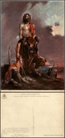 2790 CARTOLINE - MILITARI - Serie O.M.S. - Illustratore Tafuri - Cristo Che Sorregge Milite Ferito - Nuova FG - Andere & Zonder Classificatie