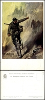 2839 CARTOLINE - MILITARI - 24° Battaglione Camicie Nere Ciclisti - Illustratore Pisani - Nuova (70) - Autres & Non Classés