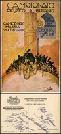 2852 CARTOLINE - MILITARI - 10° Legione 1926 "Campionato Ciclistico Giuliano" Coppa Mussolini - Illustratore Dorbes - Sc - Andere & Zonder Classificatie