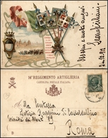 2892 CARTOLINE - MILITARI - 14° Reggimento Artiglieria - Viaggiata 24.12.1912 - Andere & Zonder Classificatie