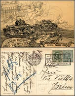 2895 CARTOLINE - MILITARI - Reggimento Carri Armati - Illustratore Amedei - Viaggiata 3.7.1929 - Other & Unclassified