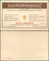 2953 CARTOLINE - PUBBLICITARIE - Ditta Fattori, Pecchioli & C. - Sesto Fiorentino (Firenze) - Other & Unclassified