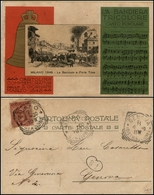 2966 CARTOLINE - COMMEMORATIVE - 5 Giornate Di Milano - Le Barricate A Porta Tosa - Viaggiata 1900 - Autres & Non Classés