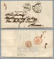 2974 VARIE - Pisa (30/31.3.1847) - Involucro Di Letterina Per Roma - Altri & Non Classificati