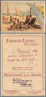 2978 VARIE - Campi - Fermenti Lattici Vivi "Fides" - Cartoncino Pubblicitario (13x19) - Due Piccoli Strappi Sul Bordo -  - Autres & Non Classés