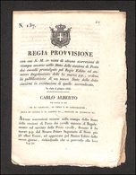 2980 VARIE - 1836 - Torino 4 Giugno - Regia Provvisione - Stazioni Posta Cavalli - Fascicolo Di 24 Pagine Ancora Da Tagl - Sonstige & Ohne Zuordnung