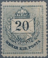 * 1874 20kr 13 Fogazással, Képoldalon Enyhe Patina Nyomok (145.000) - Autres & Non Classés