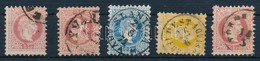 O 1867 5 Db Vízjeles Bélyeg / 5 Stamps With Watermark - Other & Unclassified