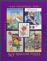 ** 1989 Pro Philatelia Bélyegkincstár Blokk (10.000) - Altri & Non Classificati