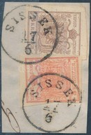 1850 3kr + 6kr Enyhén Lépcsős Bérmentesítés 'SISSEK' - Autres & Non Classés