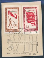 1959 MSZP Kongresszus Vágott Sor - Autres & Non Classés