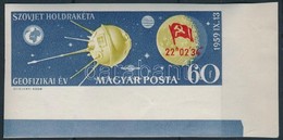 ** 1959 Holdrakéta ívsarki Vágott Bélyeg (2.000) - Autres & Non Classés