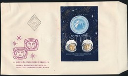 1963 Első Női-férfi Páros űrrepülés Vágott Blokk FDC-n - Altri & Non Classificati