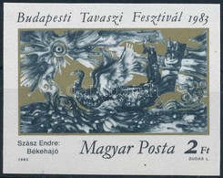 ** 1983 Budapesti Tavaszi Fesztivál Vágott Bélyeg - Altri & Non Classificati