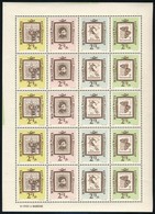 ** 1962-1966 Bélyegnap Teljes ívek + 1967 Aerofila I-II + 1977 Bélyegnap Teljes ívek (24.500) (2 Hajtott / 2 Folded) - Altri & Non Classificati