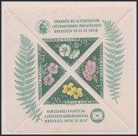 ** 1958-1961 6 Klf Blokk 3 Db Blokkberakón (27.500) - Other & Unclassified