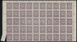 ** 1916 100 Db Postatakarékpénztári Bélyeg 2 Félívben (10.000) - Autres & Non Classés