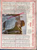 GUERRE 1939-1945- WW 2- RARE CALENDRIER MARECHAL PETAIN  1941- CARTE 87- HAUTE VIENNE-LIMOGES-SAINT JUNIEN-ROCHECHOUART- - Formato Grande : 1941-60