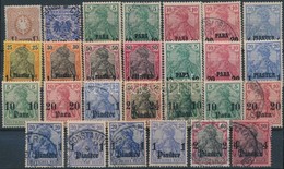 ** O Német Posta Törökországban 1884-1913 Kis Tétel Változatokkal (~Mi EUR 500,-) - Autres & Non Classés