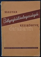 MABÉOSZ-Magyar Bélyegkülönlegességek Kézikönyve (1956) - Autres & Non Classés