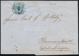 1853 9kr HP Levélen 'MEC(ZENZÉ)F' - Andere & Zonder Classificatie