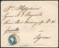 ~1861 15kr Levélen 'VUKOVAR' - 'AGRAM' - Autres & Non Classés