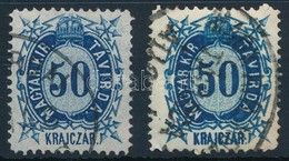 O 1874 Réznyomat 50kr Keskenyre és Szélesre Fogazott Bélyeg - Other & Unclassified