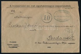 1901 Egyházi ügyben Portóköteles Levél Búcsról Bécs-Budapest Vasúti Bélyegzéssel Budapestre ,,10' Portóbélyegzéssel - Andere & Zonder Classificatie