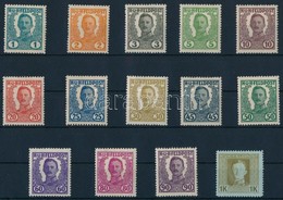 * 1918 Kiadatlan Sorozat / Unissued Series Mi I-XIV. (**357.000) - Other & Unclassified