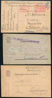 1914-1918 2 Tábori Posta Lap + Hadifogolylap Olaszországból - Autres & Non Classés