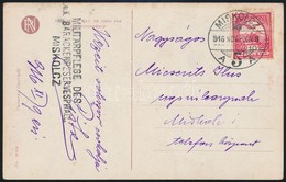 1916 Tábori Posta Képeslap 'K.u.k. BARACKENRESERVESPITAL MISKOLCZ' - Autres & Non Classés