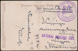 1917 Tábori Posta Képeslap 'GYULAI JÓZSEF SZANATÓRIUM KATONAI IRODA' - Autres & Non Classés