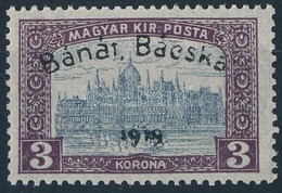 * Bánát-Bácska 1919 Parlament 3K Garancia Nélkül (**20.000) - Andere & Zonder Classificatie