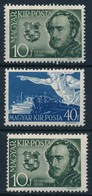 ** 1941 Széchenyi 2x10f ,,fehér Hasú Holló' + 40f ,,zászló Nélküli árboc' (8.500) - Altri & Non Classificati