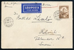 1935 Budapest - Finnország Légiposta Levél - Other & Unclassified