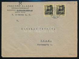 1945 (5. Díjszabás) Távolsági Levél Kisegítő 2 X 60P/18f Bérmentesítéssel - Other & Unclassified