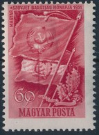 ** 1951 Magyar Szovjet Barátság 60f Látványosan Elfogazva - Altri & Non Classificati