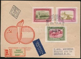 1952 Moszkva Ajánlott Légi FDC - Autres & Non Classés