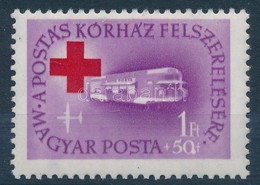 ** 1957 Postakórház 1Ft Fehér Folt Az értékszám '0'-ban (5.000) - Autres & Non Classés