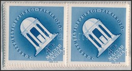 ** 1963 Nagy Idők - Nagy Események 2 Db Sor Párban, Tny: 40f Kőtáblán Alig Látszik A Felirat (3.060) - Altri & Non Classificati