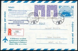 1996 Galambposta Ajánlott Levél, Benne A Galambposta - Autres & Non Classés