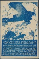 ** 1925/4a II. Magyar Filatelista Nap Emlékív Teljes Gépszínátnyomattal (16.000) - Altri & Non Classificati