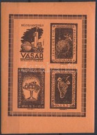 ** 1942/5cb Őszi Vásár Bélyeggyűjtési Propaganda Emlékív (IV.) (7.500) - Autres & Non Classés