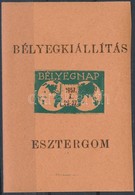 ** 1957/1b Esztergomi Bélyegnap Emlékív (3.500) - Autres & Non Classés