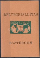 ** 1957/1b Esztergomi Bélyegnap Emlékív (3.500) - Altri & Non Classificati