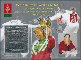 ** 2018 In Memoriam Szalay Gyöngyi Emlékív 0000 Sorszámmal (16 Példány, Eltérő Grafika) - Autres & Non Classés