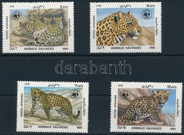 ** 1985 WWF: Leopárd Sor Mi 1453-1456 - Other & Unclassified