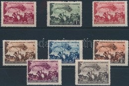 ** 1948 Vasút építés Sor Mi 448-455 (apró Betapadás és Foghiba) - Other & Unclassified